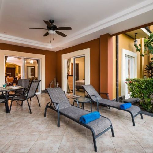 Lounge by the pool or on your private patio.