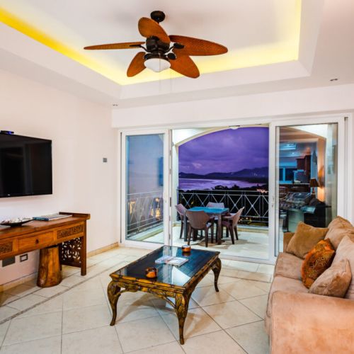 Sunsets are a daily delightful show from to be admired form the living room and balcony
