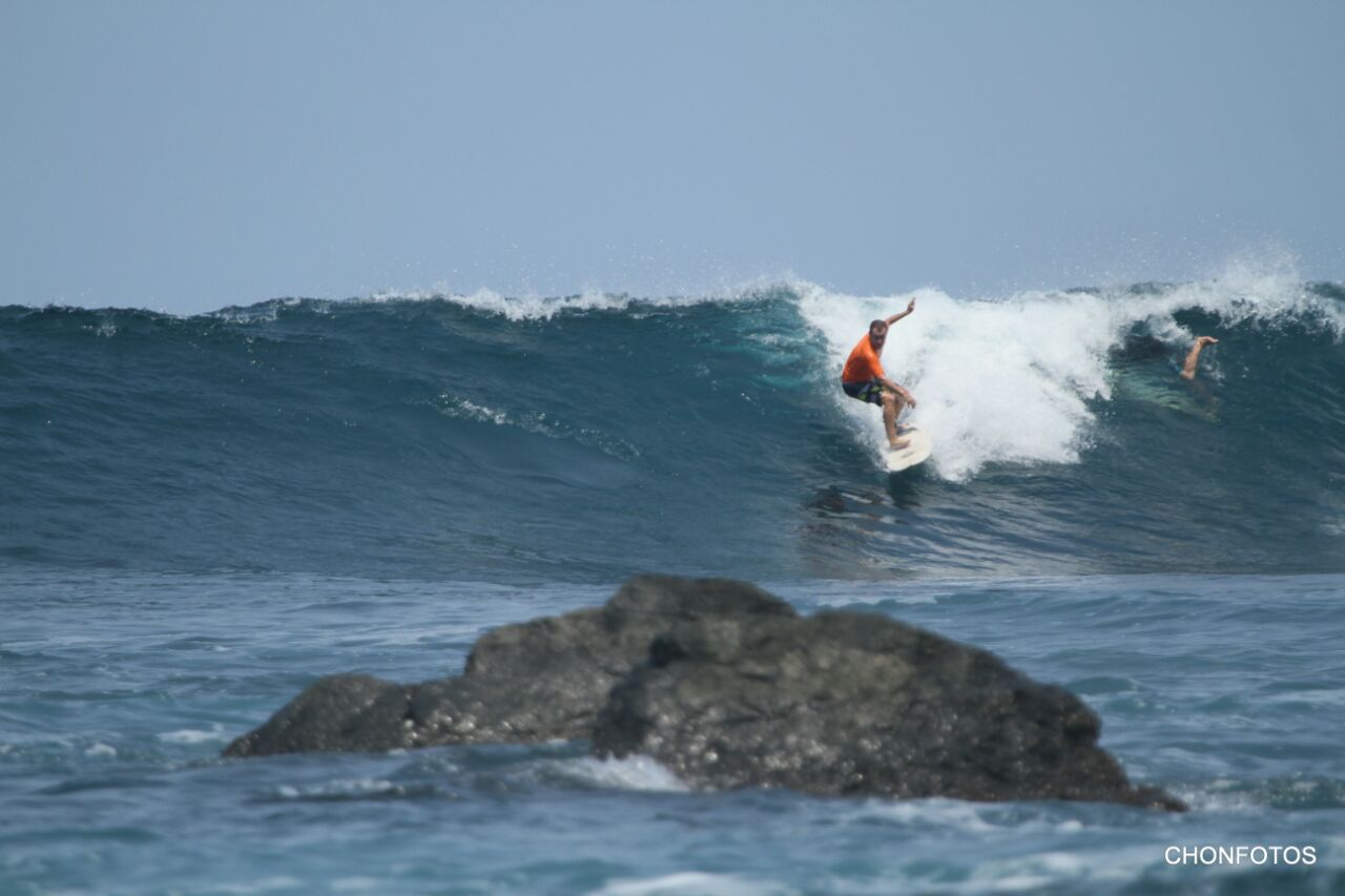 June surfing by Tamarindo