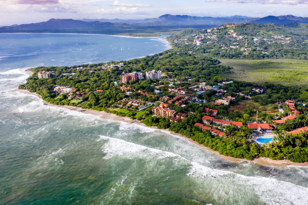 Langosta is very well known for is wave. It is a surf point attracting a lot of people